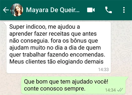 Depoimento de cliente