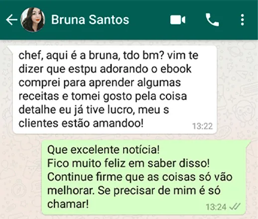 Depoimento de cliente